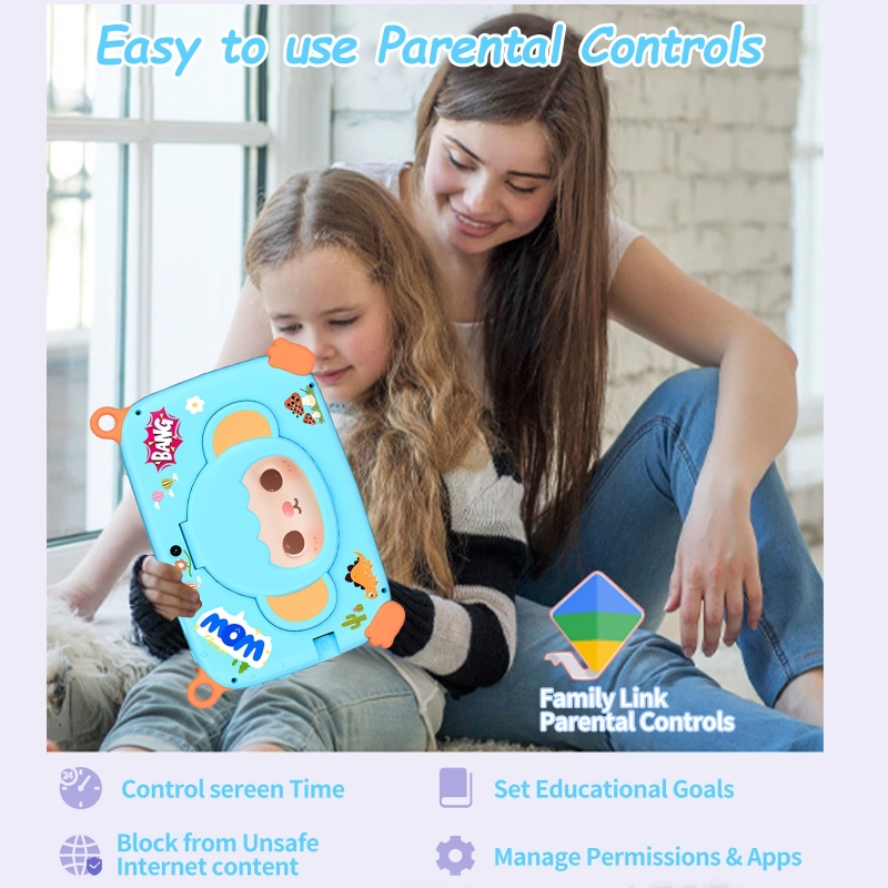 Kids Education Learning - Tablet dla dzieci z 7-calowym ekranem,