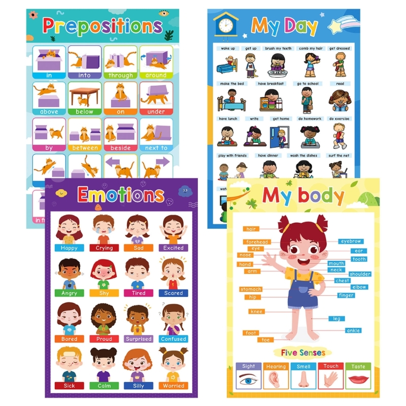 Kolorowe owoce, warzywa, zwier – Kids Education Charts recenzja i cena
