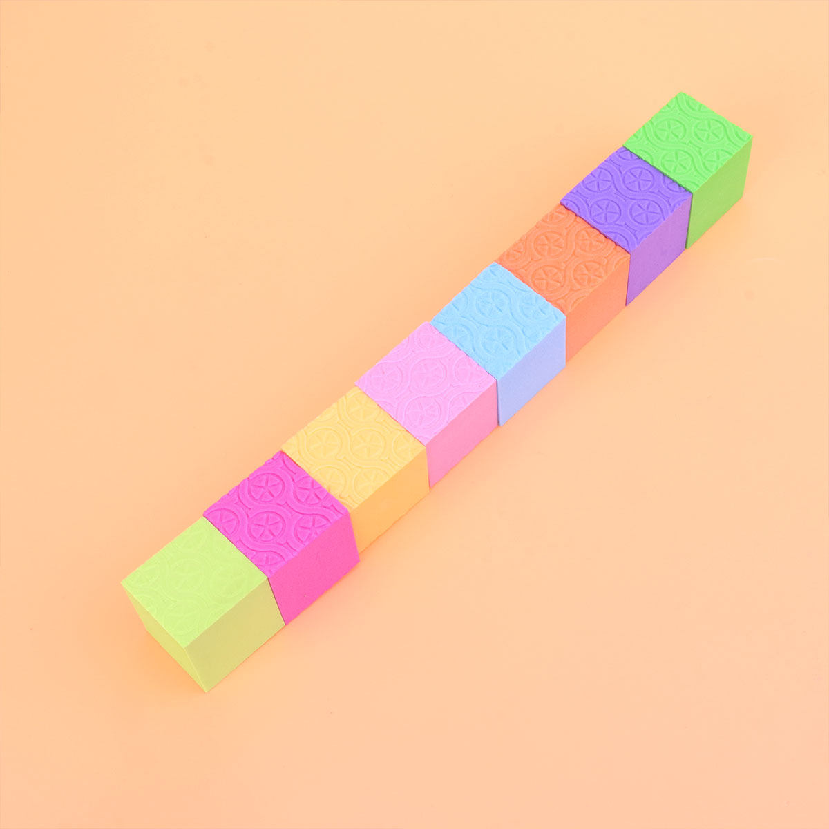 50 sztuk kolorowych kostek z p – Kids Education Design recenzja i cena