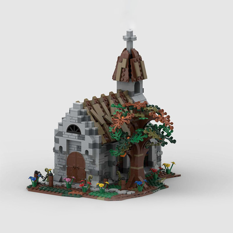 1130 elementów MOC Wioska Kośc – Kingdom Kids Education recenzja i cena