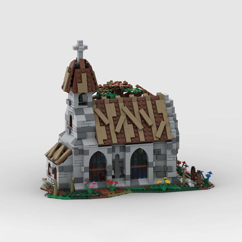 1130 elementów MOC Wioska Kośc – Kingdom Kids Education recenzja i cena
