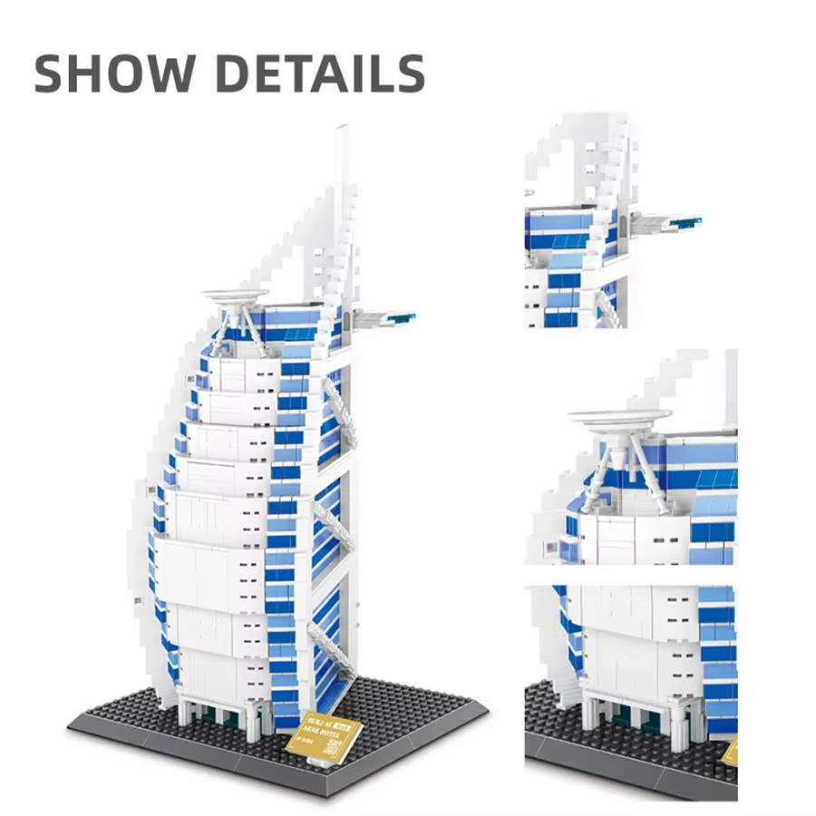 1306 elementów Burj Al Arab Ho – Kids Education Dubai recenzja i cena