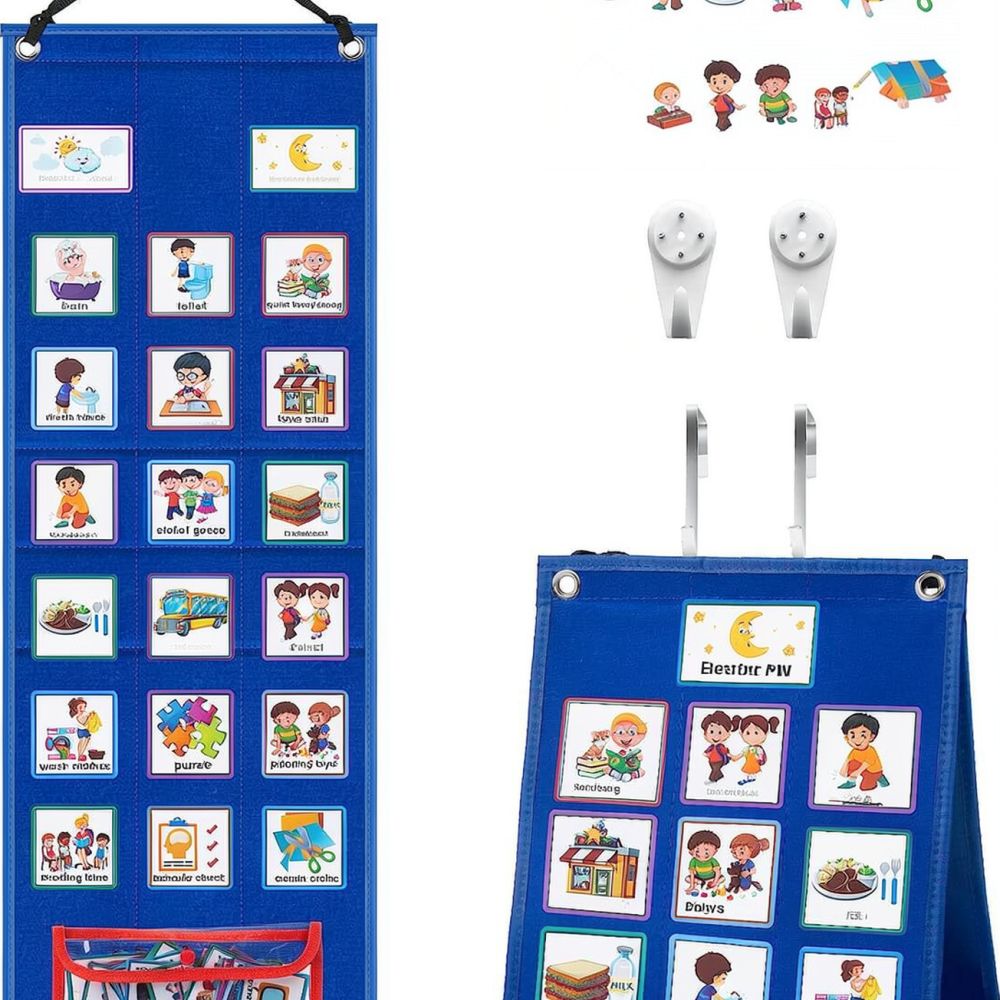 Tablica z wizualnym harmonogra – Kids Education Charts recenzja i cena
